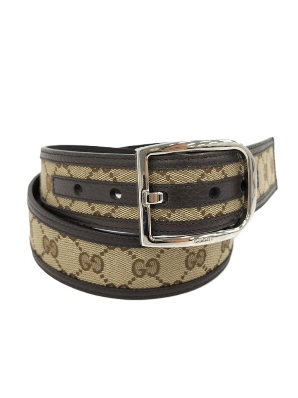 Gucci Belt GG Canvas Brown